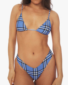 Delilah 90's Plaid Bikini Bottom | Blue Jean
