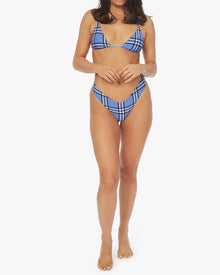 Delilah 90's Plaid Bikini Bottom | Blue Jean