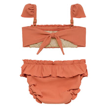 Mini Cabana Bikini Set | Coral Rib