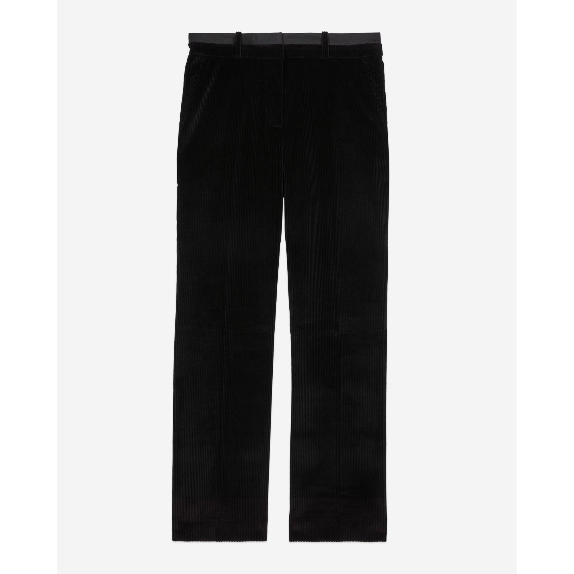 Corduroy Suit Trousers | Women | Black