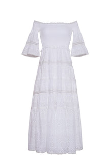 Corsica Dress | White