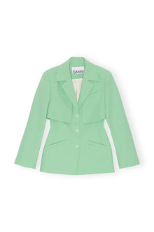 Cotton Suiting Blazer | Peapod