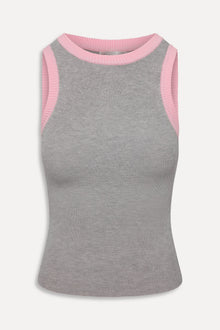 Cuddle Ribbed Tank Top - Mochi