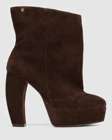 Womens | Dancer Suede Boot | Brown