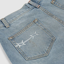 Mens | Denim Cargo Shorts | Light Blue