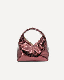 Diamond Handbag | Crinkle Bordeaux