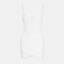 OW Collection DIANA Mini Dress Dress 001 - White
