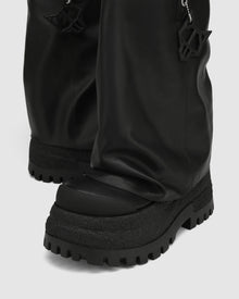 Womens | Disturb Leather Boot | Black