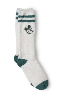 Youth | Cozychic Mickey Athletic Crew Socks | Cream/Pinecrest