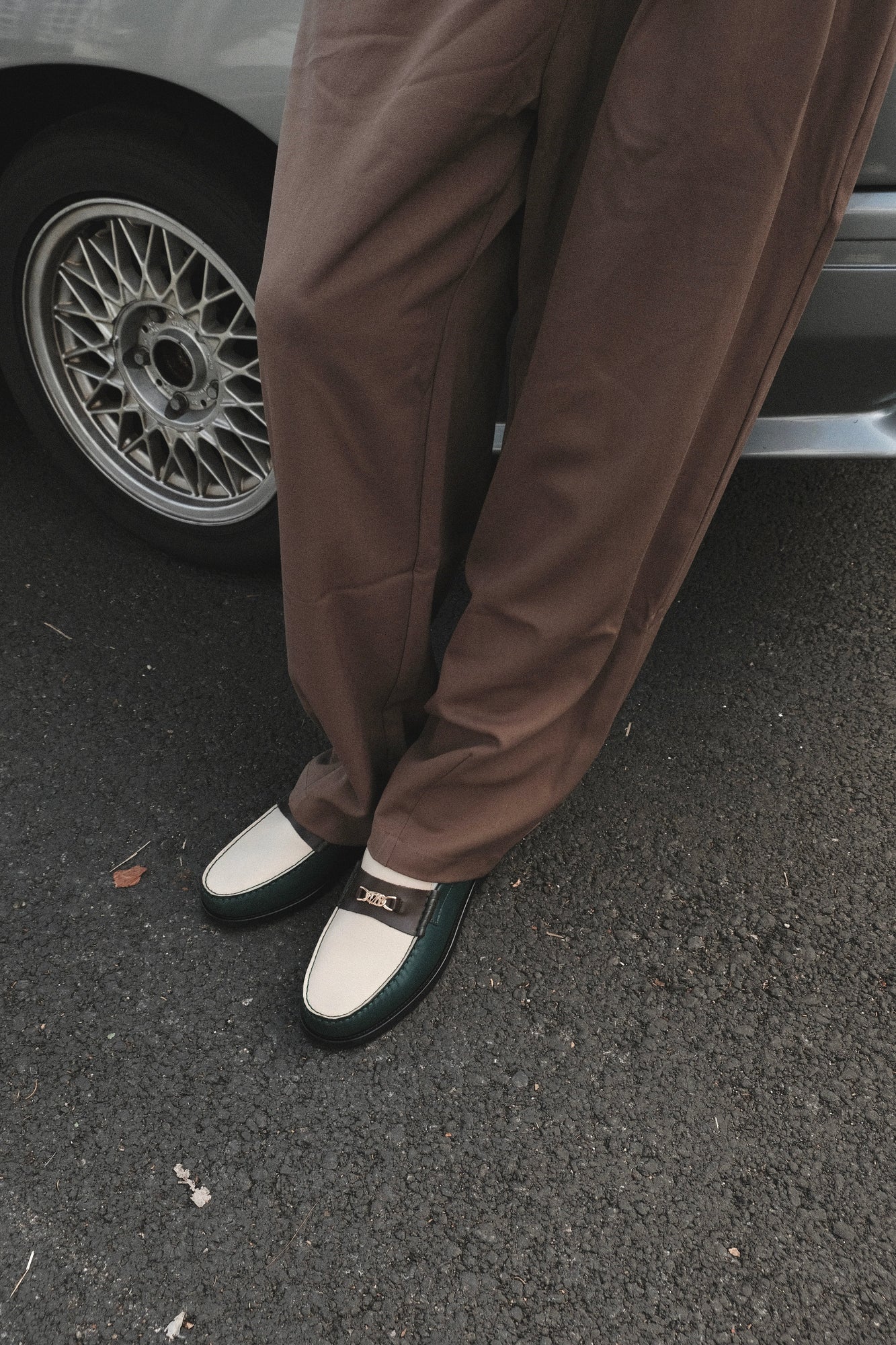 Mens | Roma Leather Loafer | Vintage Green