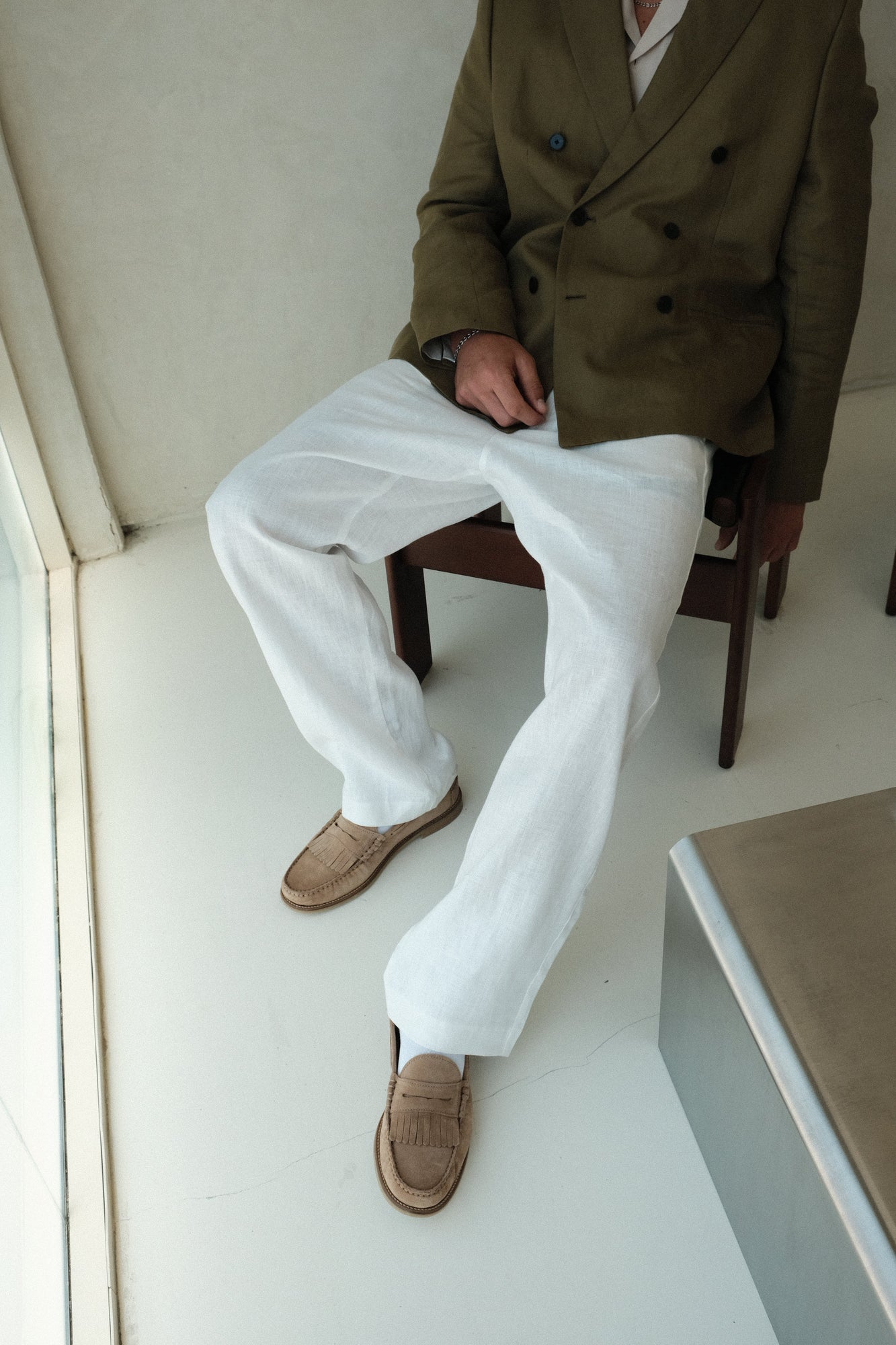 Mens | Ravello Leather Loafer | Sughero