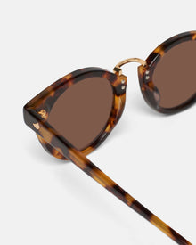 Duy Bio-Plastic Round-Frame Sunglasses | Dark Amber