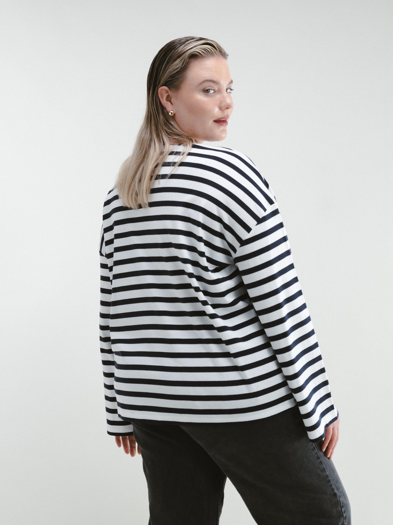 Clarity Top | Navy/White