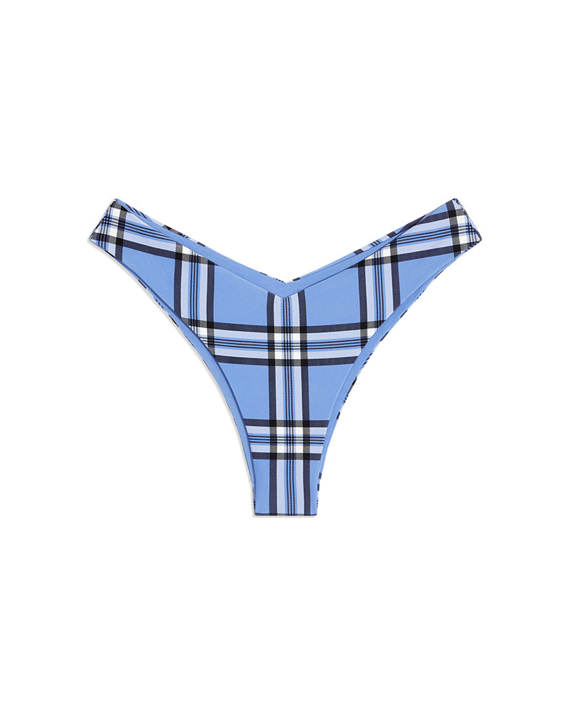 Delilah 90's Plaid Bikini Bottom | Blue Jean
