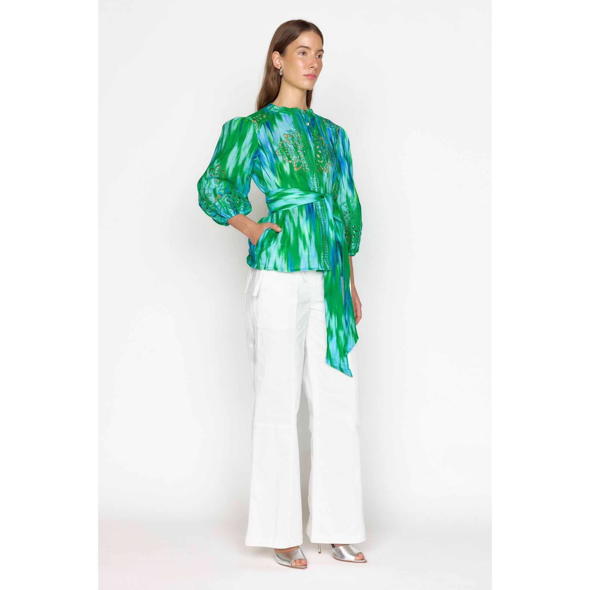 Delphine Top | Sea Glass