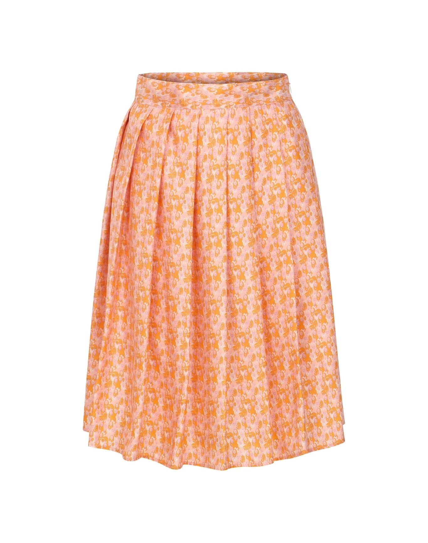 Dixie Silk Pleated Skirt | Mini Leopard