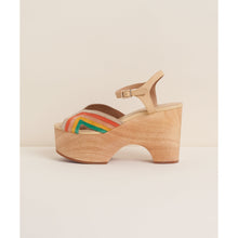 Donna Chunky Platform Clog Sandal | Rainbow