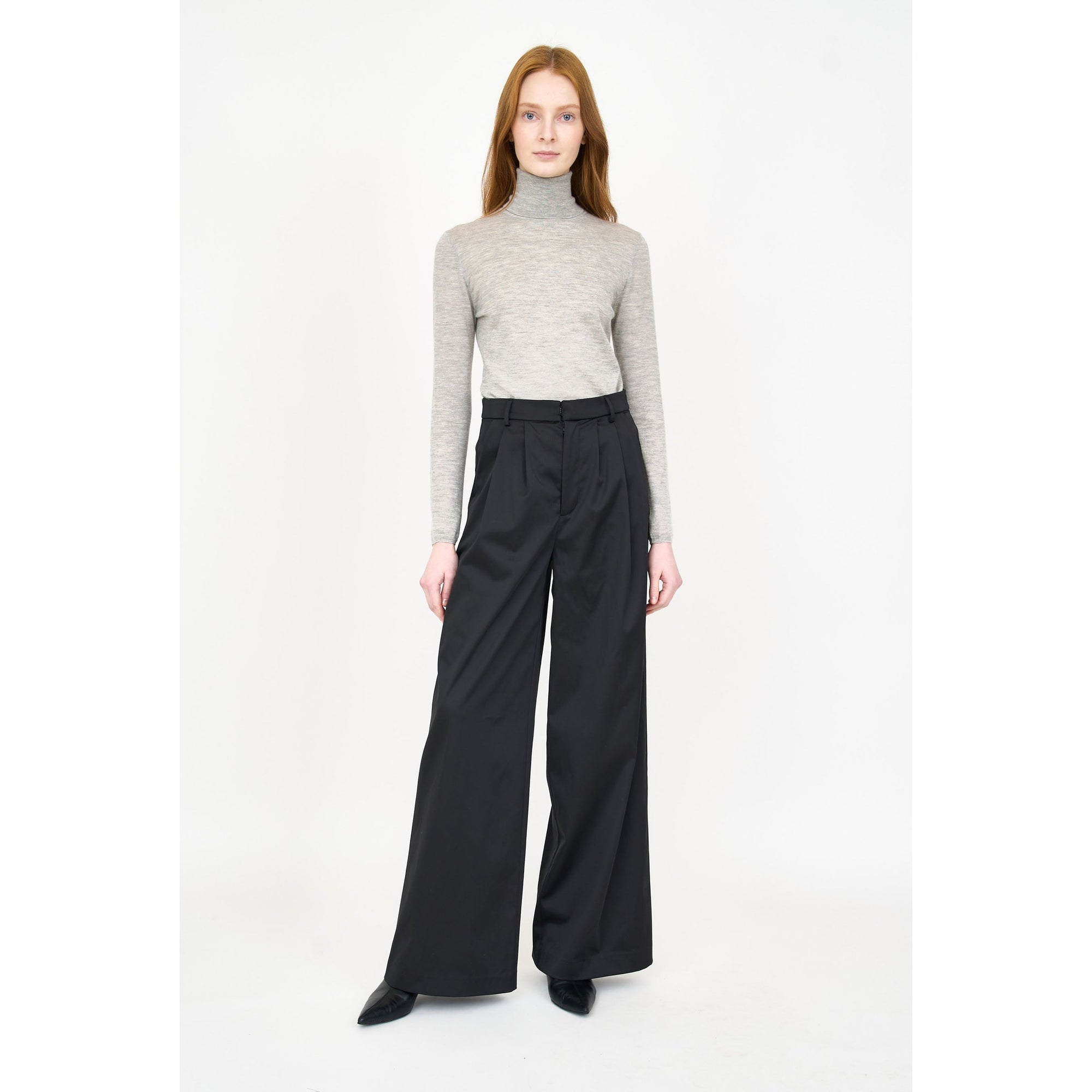 Dylan Pant | Black Satin