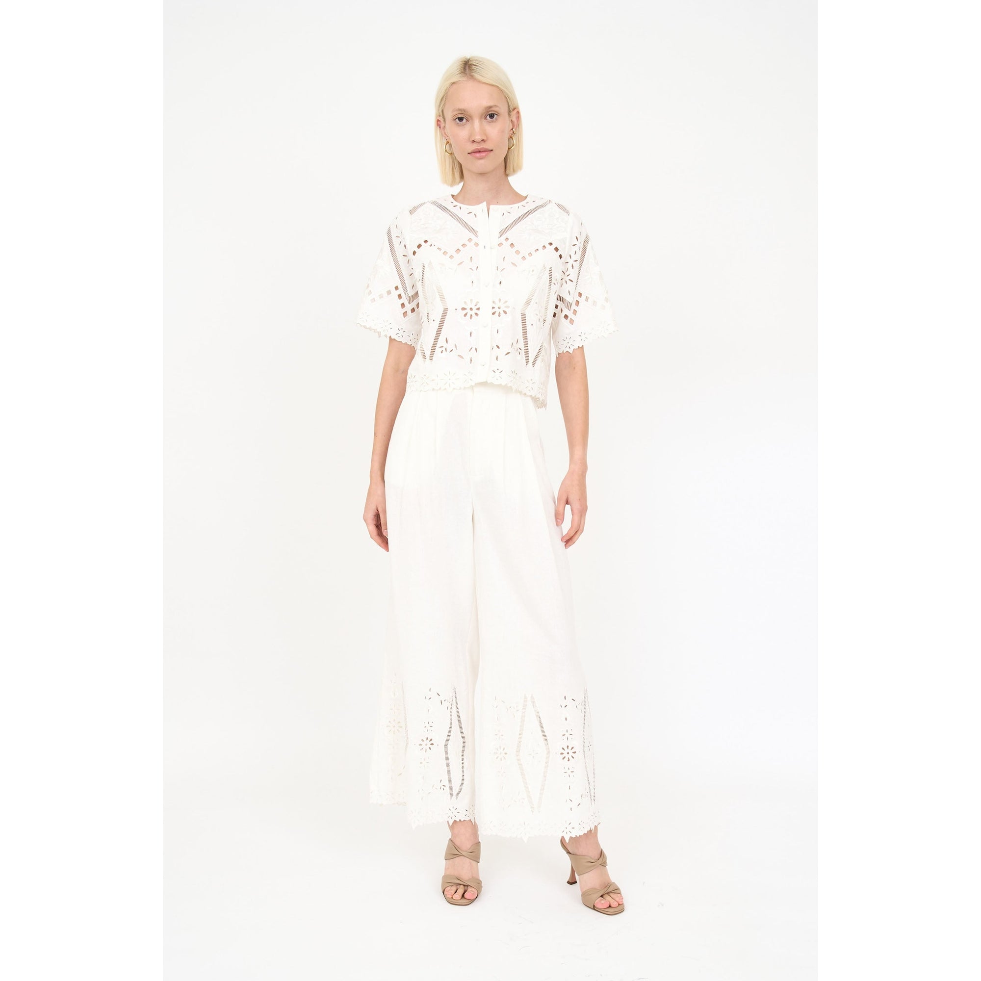 Dylan Pant | Blanc Embroidery