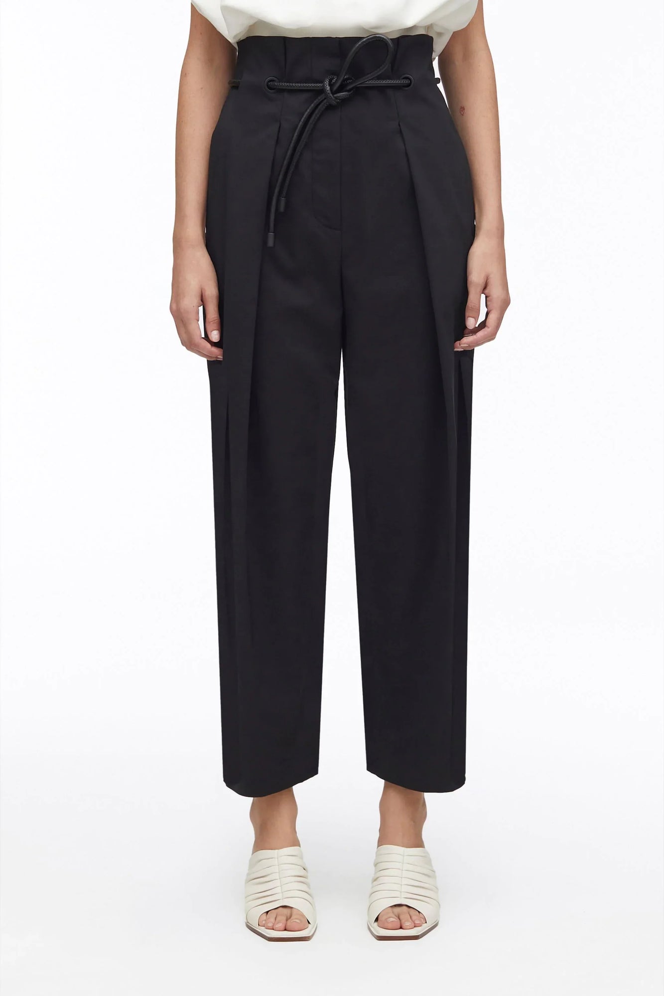 Origami Pleated Pant | Black
