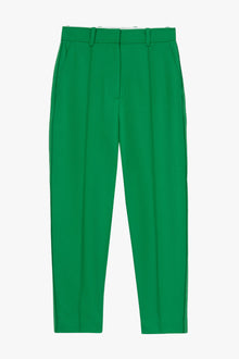 Cavalry Twill Carrot Trousers | Kelly Green