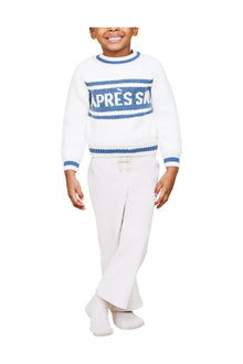 Toddlers | Cozychic Cotton Apres Pullover | Cream/Lakeside