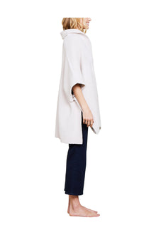 Womens | Cozychic Shawl Collar Poncho | Stone