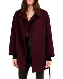 Eternal Flame Short Robe Coat | Women | Burgundy