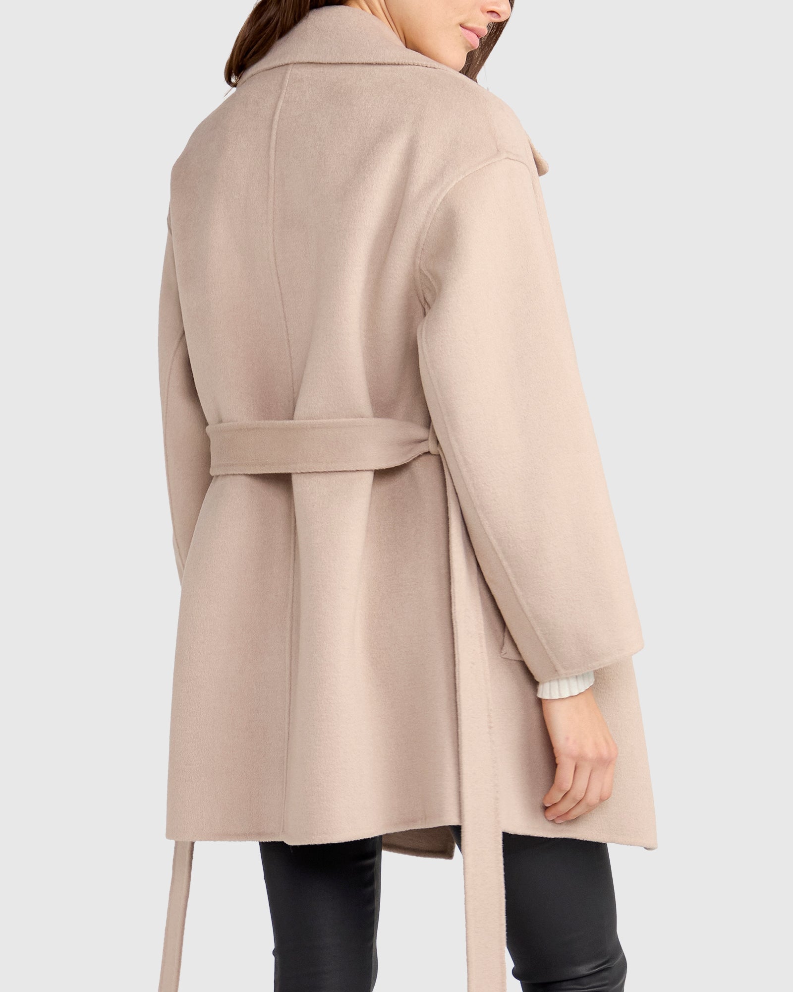 Eternal Flame Short Robe Coat | Women | Sand