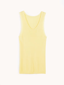 lightweight knit tank top | Yellow