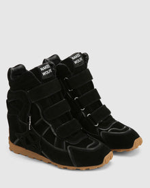 Womens | Element Suede Sneaker | Black