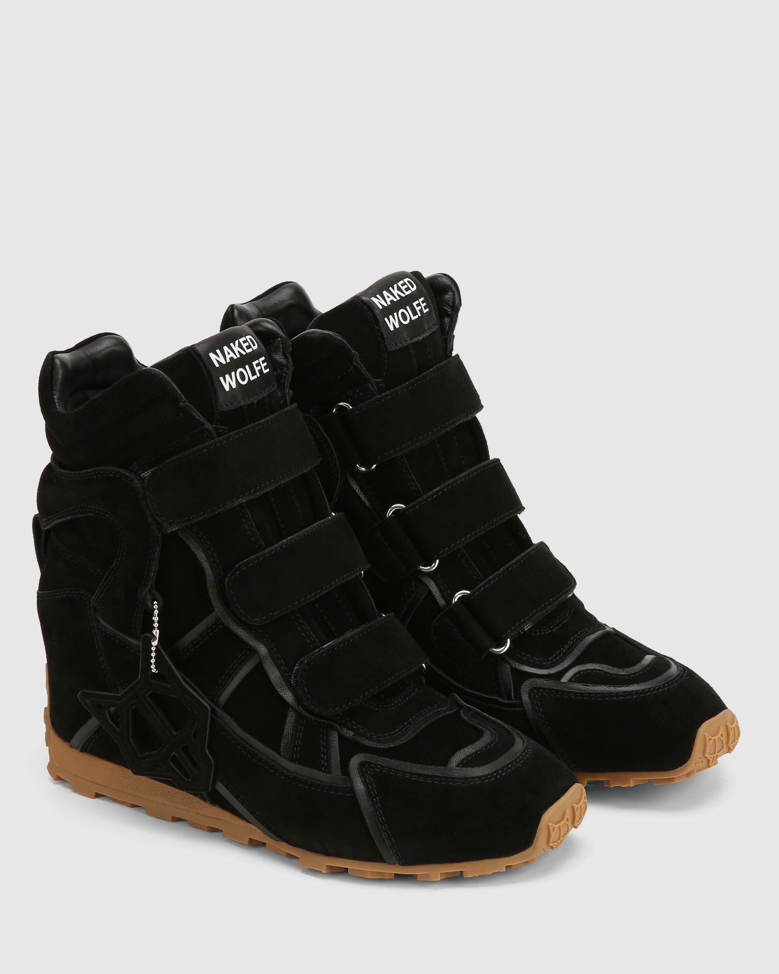 Womens | Element Suede Sneaker | Black