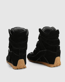 Womens | Element Suede Sneaker | Black