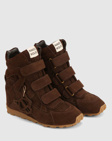 Womens | Element Croc Suede Sneaker | Brown