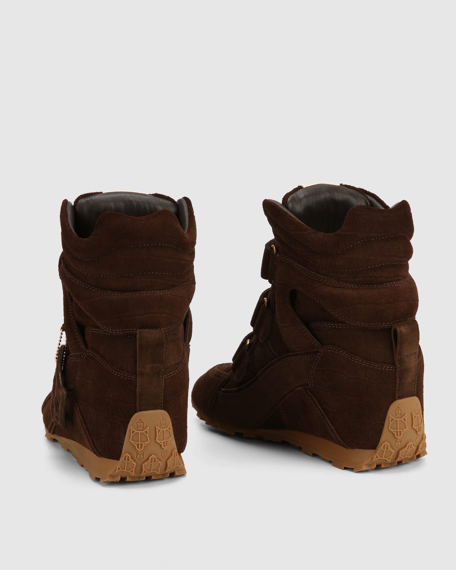 Womens | Element Croc Suede Sneaker | Brown