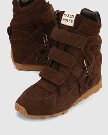Womens | Element Croc Suede Sneaker | Brown