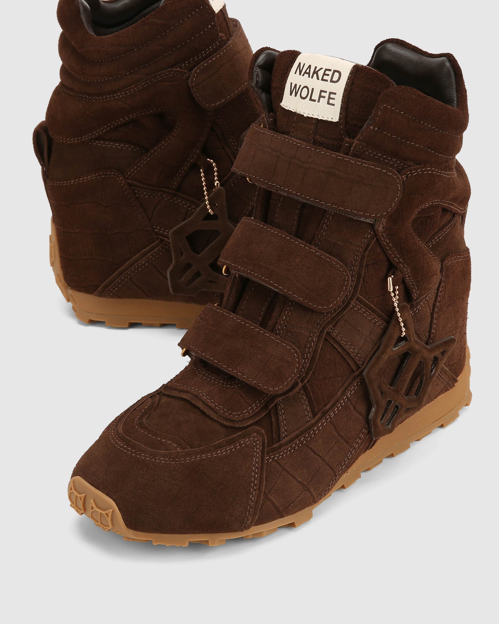Womens | Element Croc Suede Sneaker | Brown