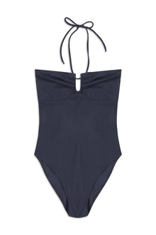 Penelope Bandeau One Piece Suit | Deep Blue