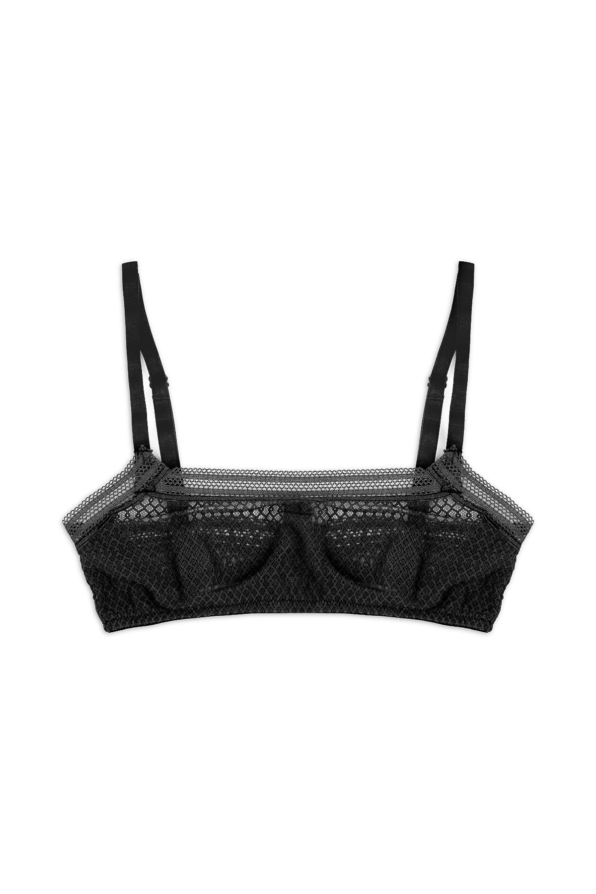 Kaia Underwire Bandeau Bra | Black