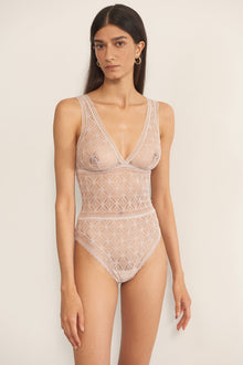 Chloe Soft Cup Bodysuit | Rose Quartz