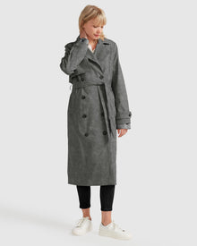 Empirical City Trench Coat | Women | Washed Black