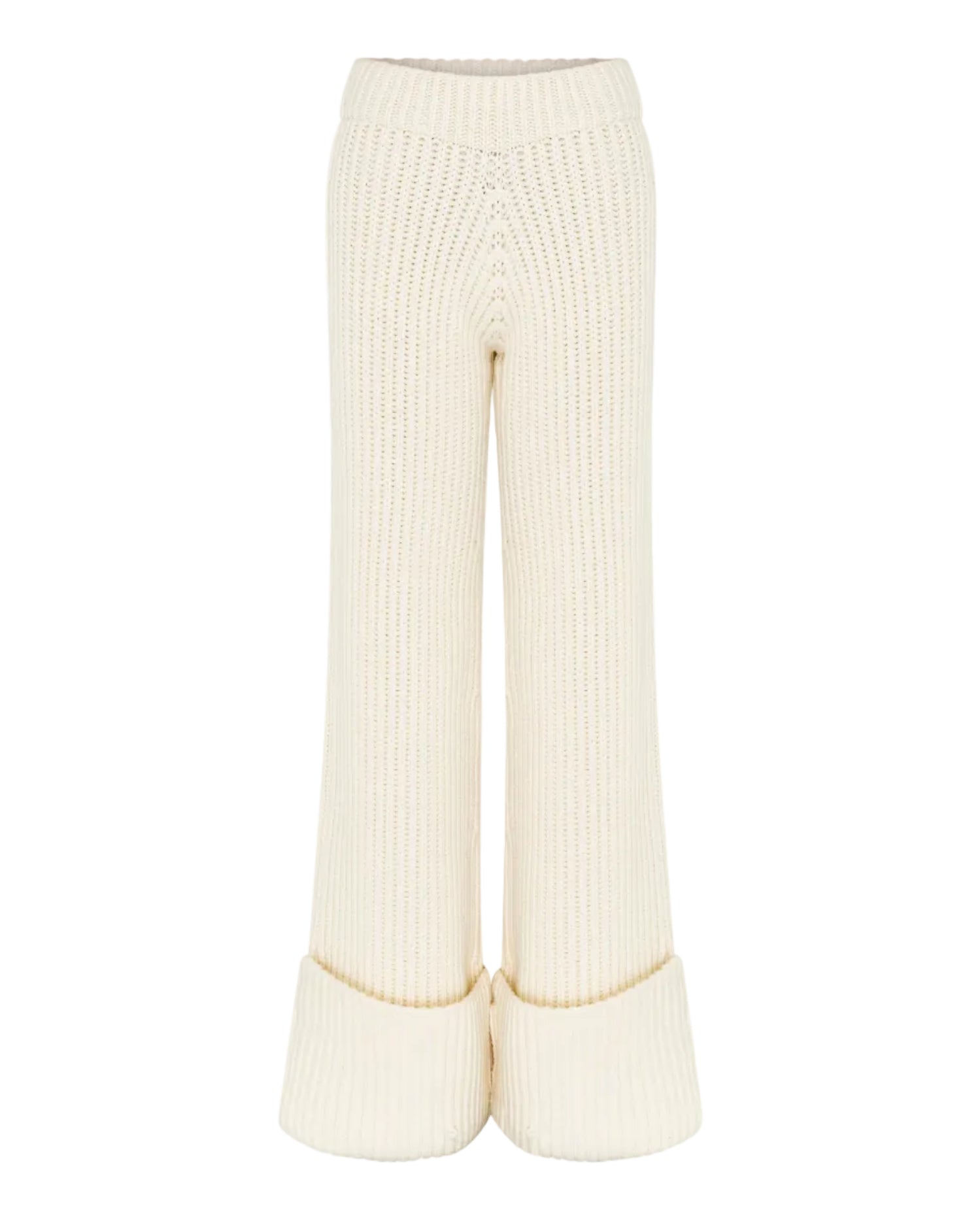 Enigma Chunky Rib Pant | Ivory