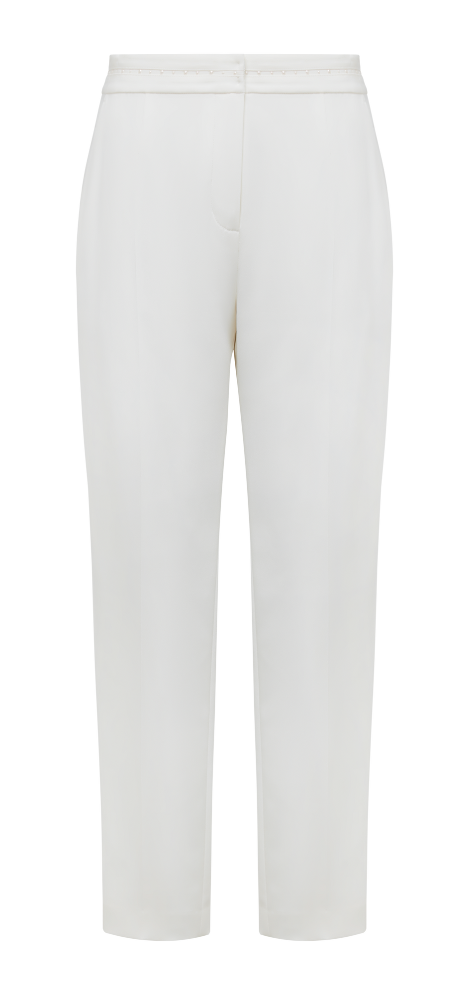 Straight Leg Trouser | White