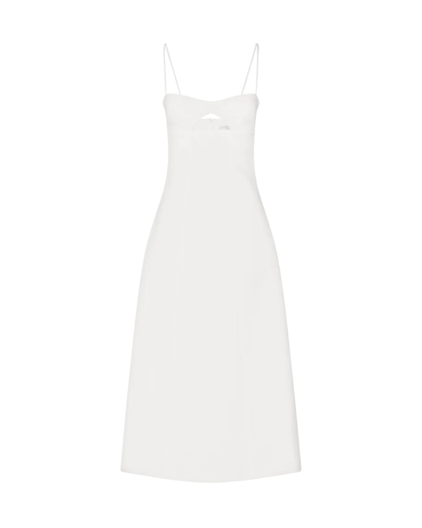Ether Cutout Midi Dress | Ivory