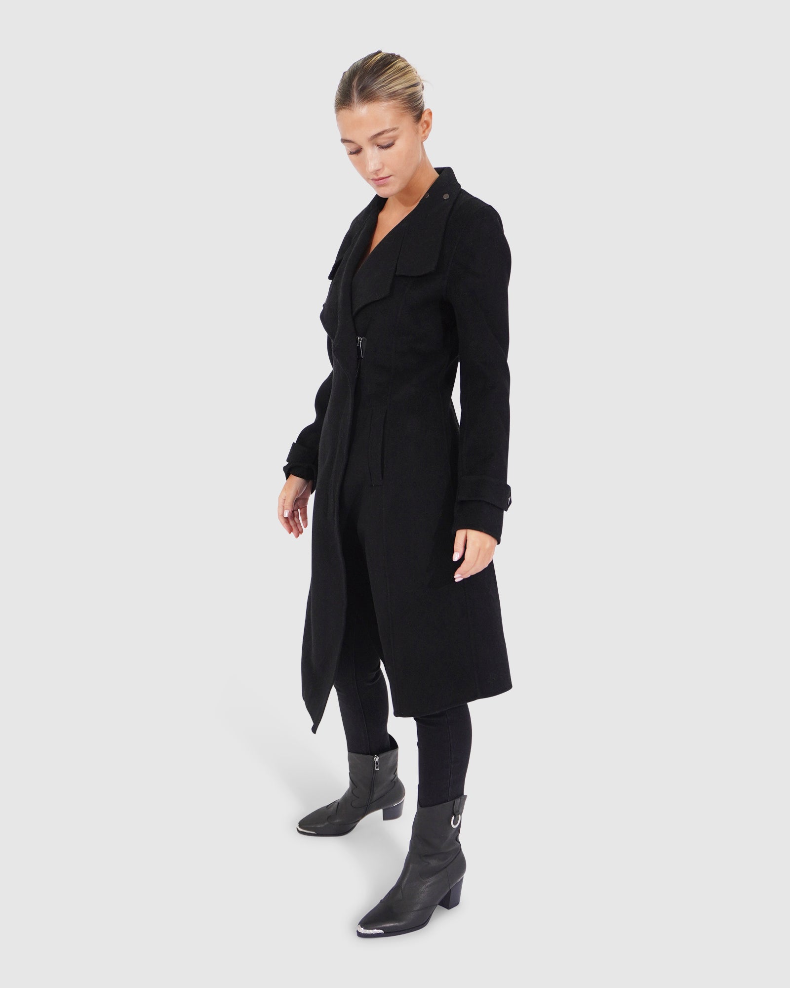 Envy Me Zipped Coat | Women | Black