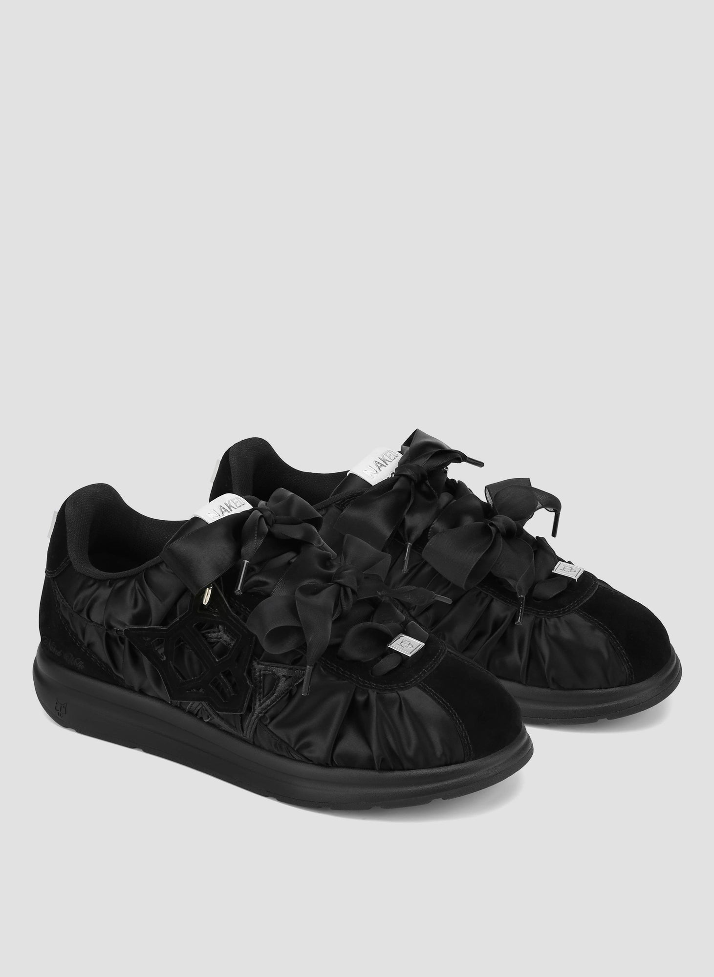 Womens | Expensed Satin Sneaker | Black