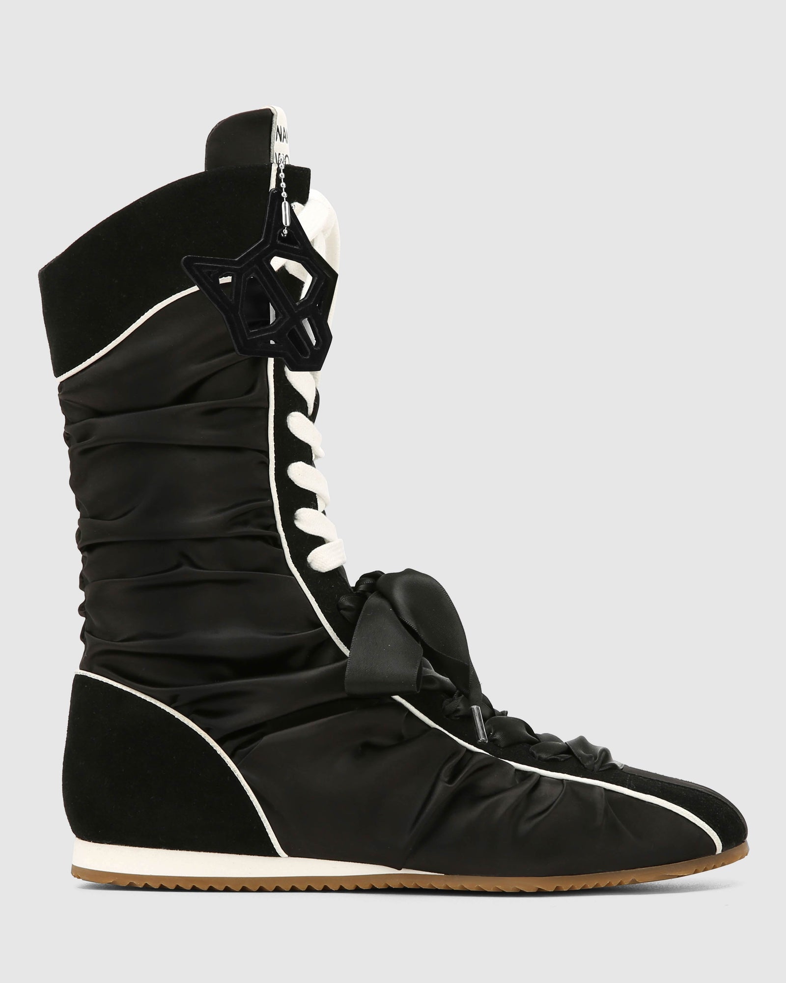 Womens | Extreme Satin Sneaker | Black