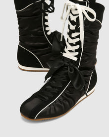 Womens | Extreme Satin Sneaker | Black