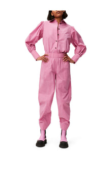 Elasticated Curve Trousers | Cyclamen