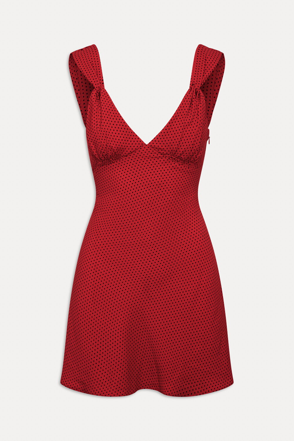 Emilia Polka Dot Mini Dress Spice Dot